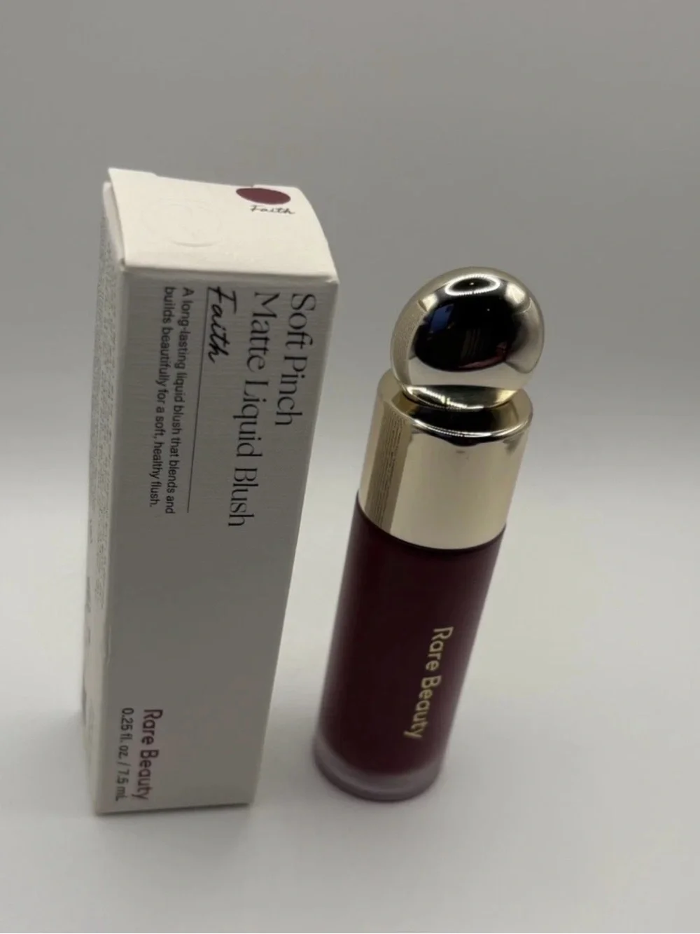 Rare Beauty Soft Pinch Matte Liquid Blush shade Faith Full Size Brand New in Box